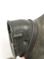 Gasmaske Wehrmacht datiert 1943. Guter Zustand, Maskenkörper weich