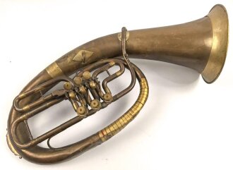 Kaiserreich, Tuba in gutem Zustand. Hoflieferant Reisser...