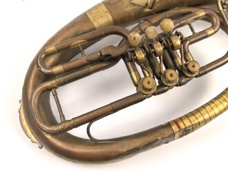 Kaiserreich, Tuba in gutem Zustand. Hoflieferant Reisser...