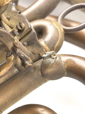 Kaiserreich, Tuba in gutem Zustand. Hoflieferant Reisser Ulm. Kammerstück, Funktion nicht geprüft