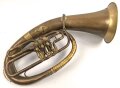 Kaiserreich, Tuba in gutem Zustand. Hoflieferant Reisser Ulm. Kammerstück, Funktion nicht geprüft