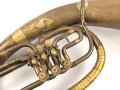 Kaiserreich, Tuba in gutem Zustand. Hoflieferant Reisser Ulm. Kammerstück, Funktion nicht geprüft