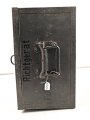 Transportkasten zum Fu.30 ( Funkpeiler) Richtgerät . Originallack, mit nummerngleichem  Gehäusedeckel. die Inneneinteilung ergänzt ?