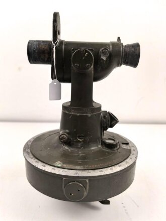 Richtkreis zum Fu.30 ( Funkpeiler) Richtgerät . Originallack, klare Durchsicht, Hersteller Ert, ungereinigt