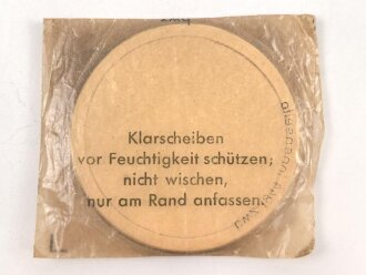 Satz Klarscheiben für eine Gasmaske der Wehrmacht und für die S Maske des Luftschutz.