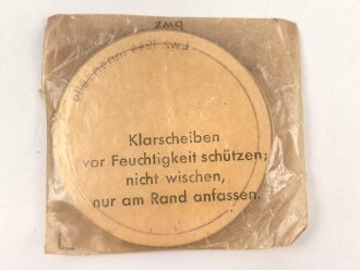 Satz Klarscheiben für eine Gasmaske der Wehrmacht und für die S Maske des Luftschutz.