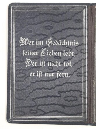 1.Weltkrieg, Andenkenmappe an einen Luftschiffer. Maße 12 x 17cm