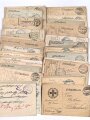 1.Weltkrieg, Stapel Feldpost eines Angehörigen im Feld Maschinengewehr Zug Nr. 209, knapp über 100 Belege