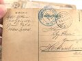 1.Weltkrieg, Stapel Feldpost eines Angehörigen im Feld Maschinengewehr Zug Nr. 209, knapp über 100 Belege