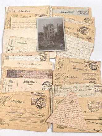 1.Weltkrieg, Stapel Feldpost eines Angehörigen im Reserve Infanterie Regiment 249
