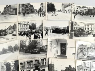 Tschechoslowakei 1968 " Prager Frühling " Konvolut 53 Fotos im Format 9 x 14cm.