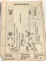 Luftwaffe Do 217, elfseitige Unterlagen der Fliegertechnischen Schule 1 vom September 1941. DIN A4