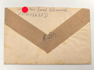 Waffen SS Feldpostbrief eines Angehörigen...