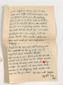 Waffen SS Feldpostbrief eines Angehörigen Kraftfahrtechnische Lehranstalt