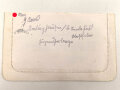 Waffen SS Feldpostbrief eines Angehörigen im SS Ausbildungslager Sennheim, dazu ein weiterer Beleg