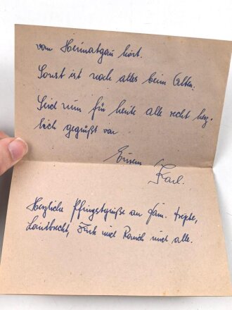 Waffen SS Feldpostbrief eines Angehörigen Feldpostnummer  59425 ( 12.SS Panzerdivision Hitlerjugend ), datiert am 30.5.44