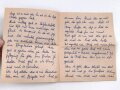 Waffen SS Feldpostbrief eines Angehörigen Feldpostnummer  59425 ( 12.SS Panzerdivision Hitlerjugend ), datiert am 30.5.44