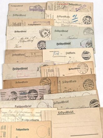 1.Weltkrieg, Konvolut Feldpost aus diversen...