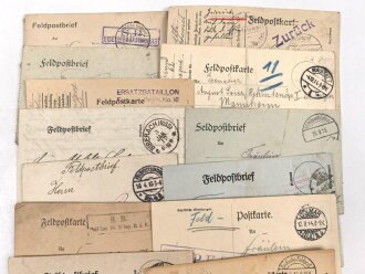 1.Weltkrieg, Konvolut Feldpost aus diversen...