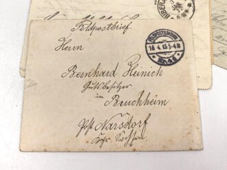 1.Weltkrieg, Konvolut Feldpost aus diversen Nachlässen, insgesamt 23 Belege