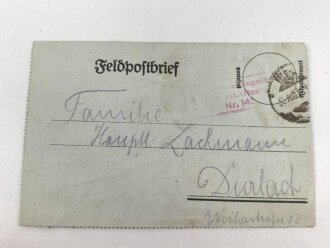 1.Weltkrieg, Konvolut Feldpost aus diversen Nachlässen, insgesamt 23 Belege
