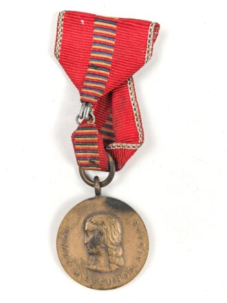 Rumänien Medaille zur Erinnerung an den Kreuzzug gegen den Kommunismus, am Band