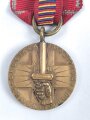 Rumänien,  Medaille zur Erinnerung an den Kreuzzug gegen den Kommunismus, am Band, im Etui