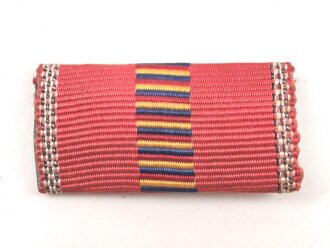 Rumänien,  Bandspange zur Medaille zur Erinnerung an...