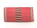 Rumänien,  Bandspange zur Medaille zur Erinnerung an den Kreuzzug gegen den Kommunismus, Breite 35mm