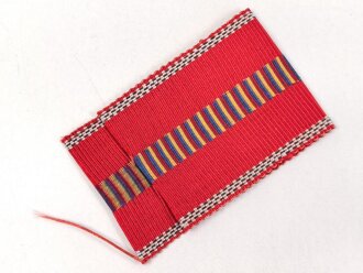Rumänien, Band zur Medaille Feldzug gegen den Kommunismus. Breite 35mm, Länge 10cm