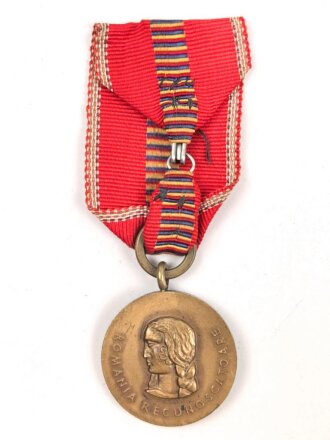 Rumänien Medaille zur Erinnerung an den Kreuzzug gegen den Kommunismus, am Band