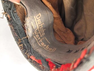 Heer, Schirmmütze alter Art für einen Offizier der Artillerie. Kopfgrösse 57