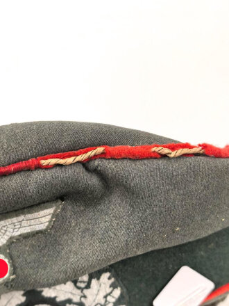 Heer, Schirmmütze alter Art für einen Offizier der Artillerie. Kopfgrösse 57