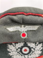 Heer, Schirmmütze alter Art für einen Offizier der Artillerie. Kopfgrösse 57