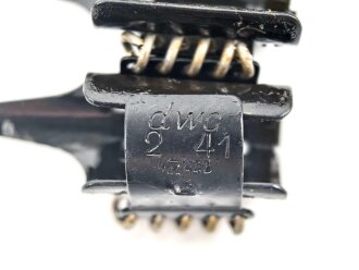 50 Schuss  Gurt MG34/42 der Wehrmacht. Hersteller dwc, datiert 2/41
