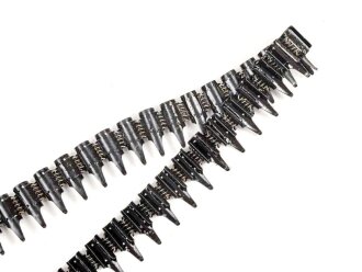 50 Schuss  Gurt MG34/42 der Wehrmacht. Hersteller cvo, datiert 2/41