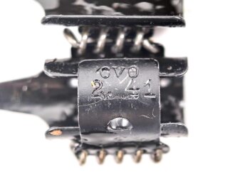 50 Schuss  Gurt MG34/42 der Wehrmacht. Hersteller cvo, datiert 2/41