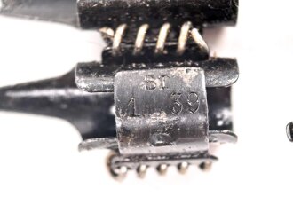 50 Schuss  Gurt MG34/42 der Wehrmacht. Hersteller ST, datiert 1/39