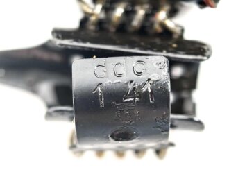 50 Schuss  Gurt MG34/42 der Wehrmacht. Hersteller ddc, datiert 1/41