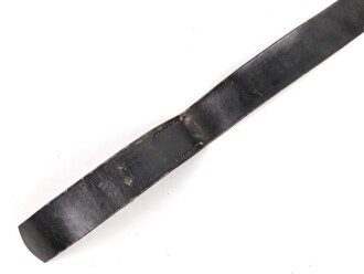 Koppelriemen für Parteiverbände. Schwarzes Leder, RZM Stempel, Gesamtlänge 103cm