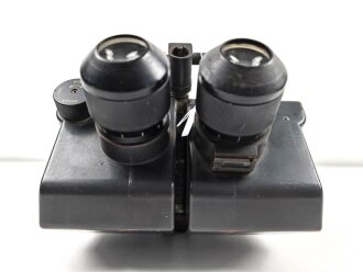 Flakfernrohr 10 x 80 Wehrmacht. Klare Durchsicht, Absehen deutlich. Originallack, beweglich Hersteller cxn.