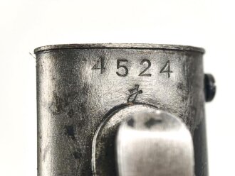 Seitengewehr M84/98 für K98 der Wehrmacht, getragenes Stück