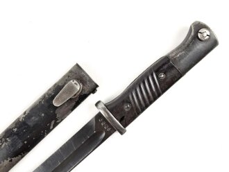 Seitengewehr M84/98 für K98 der Wehrmacht, getragenes Stück