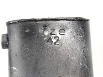 Seitengewehr M84/98 für K98 der Wehrmacht, getragenes Stück, die Scheide überlackiert ?