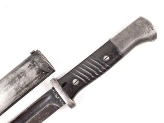 Seitengewehr M84/98 für K98 der Wehrmacht, getragenes Stück