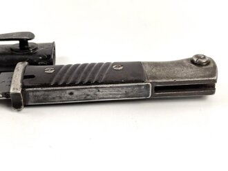 Seitengewehr M84/98 für K98 der Wehrmacht, getragenes Stück