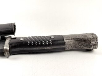 Seitengewehr M84/98 für K98 der Wehrmacht, getragenes Stück