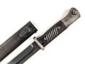 Seitengewehr M84/98 für K98 der Wehrmacht, getragenes Stück