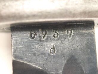 Seitengewehr M84/98 für K98 der Wehrmacht, getragenes Stück