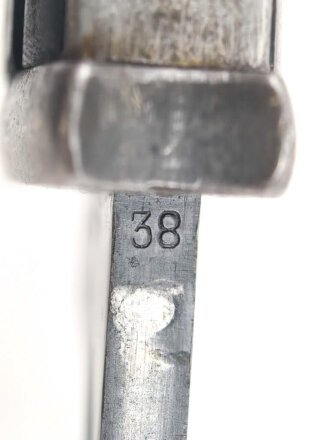 Seitengewehr M84/98 für K98 der Wehrmacht, getragenes Stück
